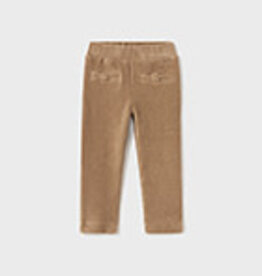 Mayoral Girls Camel Cord Knit Trouser