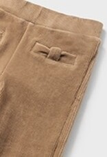 Mayoral Girls Camel Cord Knit Trouser