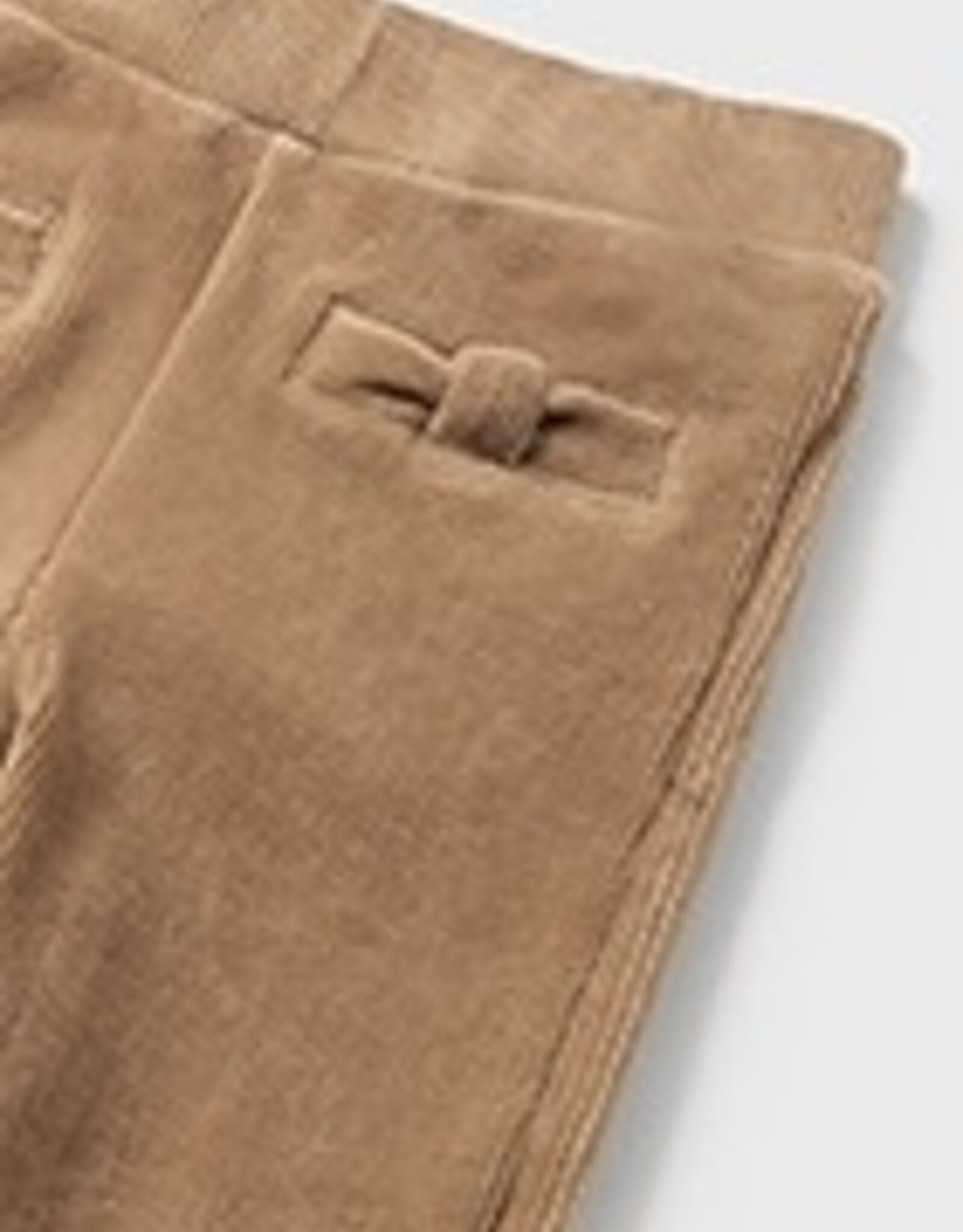 Mayoral Girls Camel Cord Knit Trouser