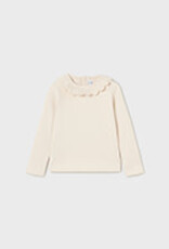 Mayoral Toddler Chickpea Ribbed Long Sleeve