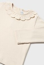 Mayoral Toddler Chickpea Ribbed Long Sleeve