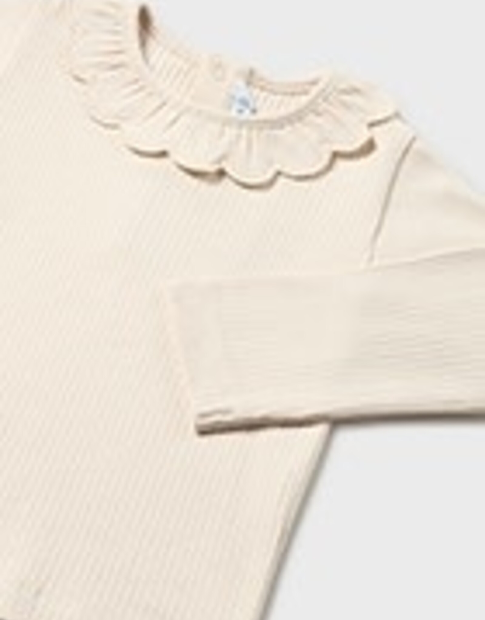 Mayoral Toddler Chickpea Ribbed Long Sleeve