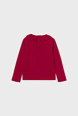 Mayoral Toddler Red Ribbed Long Sleeve