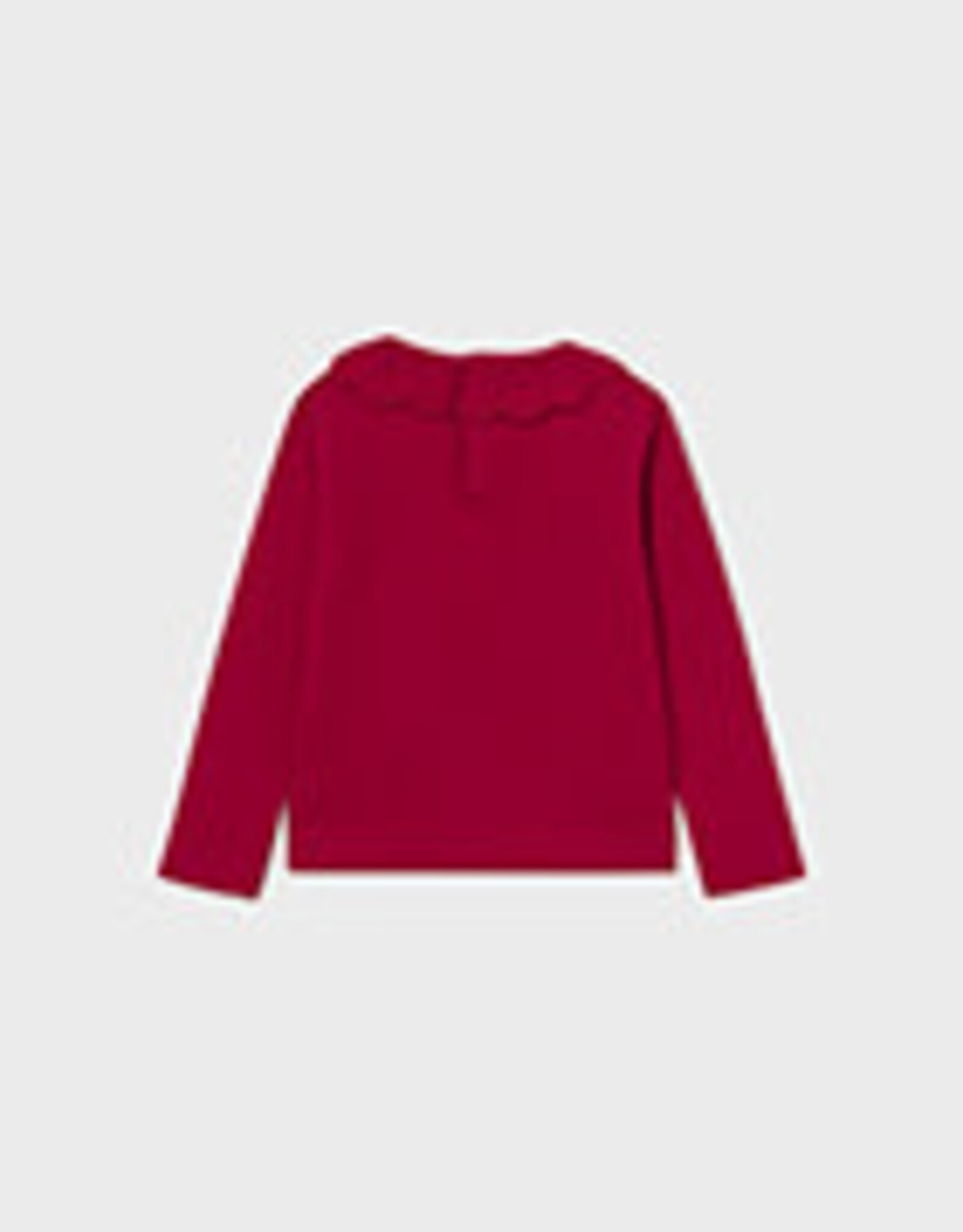 Mayoral Toddler Red Ribbed Long Sleeve