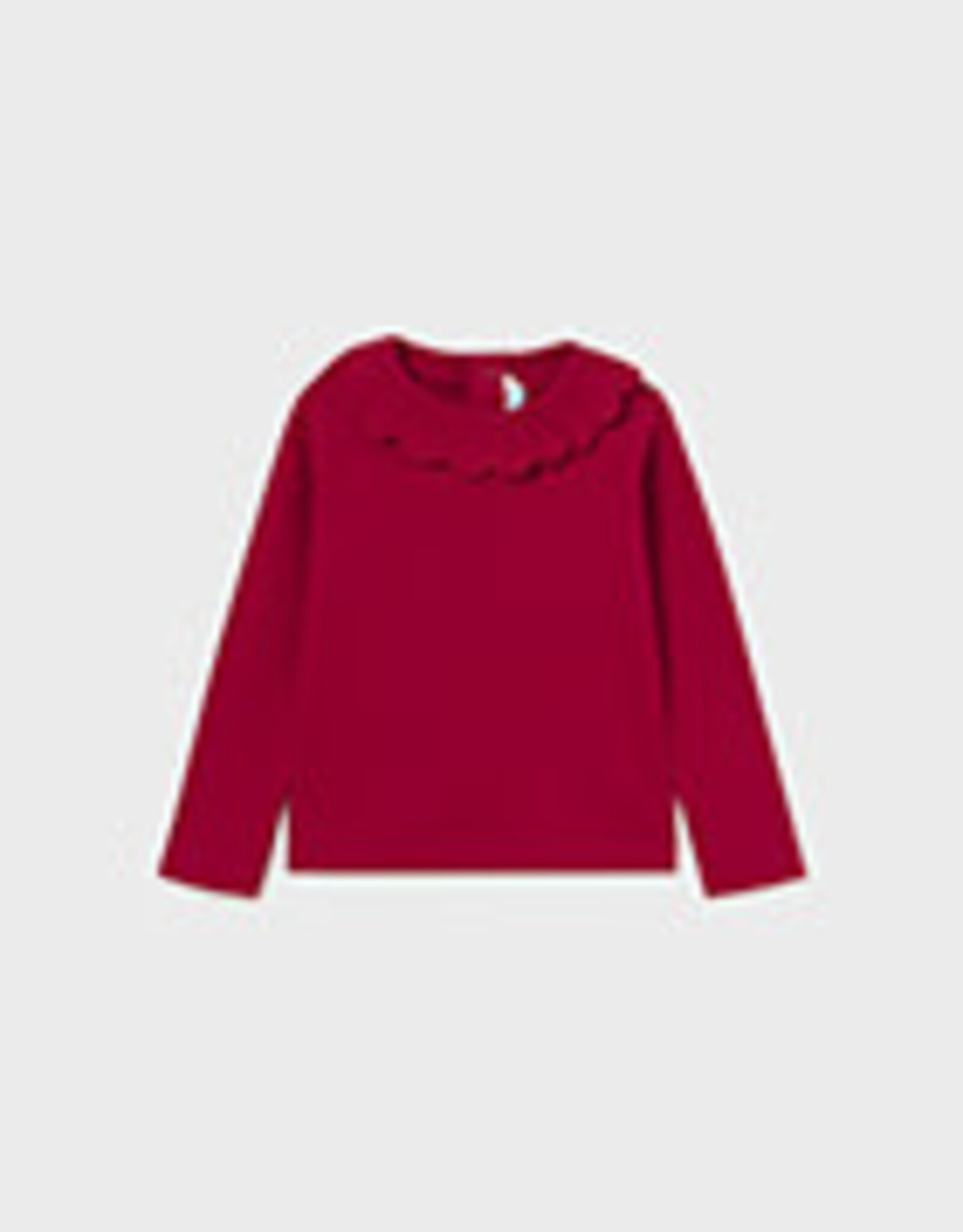 Mayoral Toddler Red Ribbed Long Sleeve
