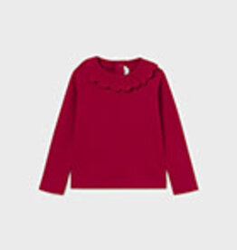 Mayoral Toddler Red Ribbed Long Sleeve