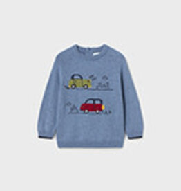 Mayoral Blue Cars Jumper