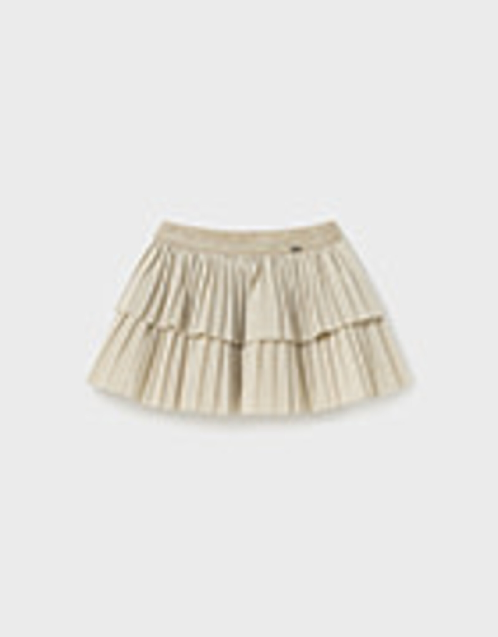 Mayoral Champagne Pleated Skirt