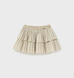 Mayoral Champagne Pleated Skirt