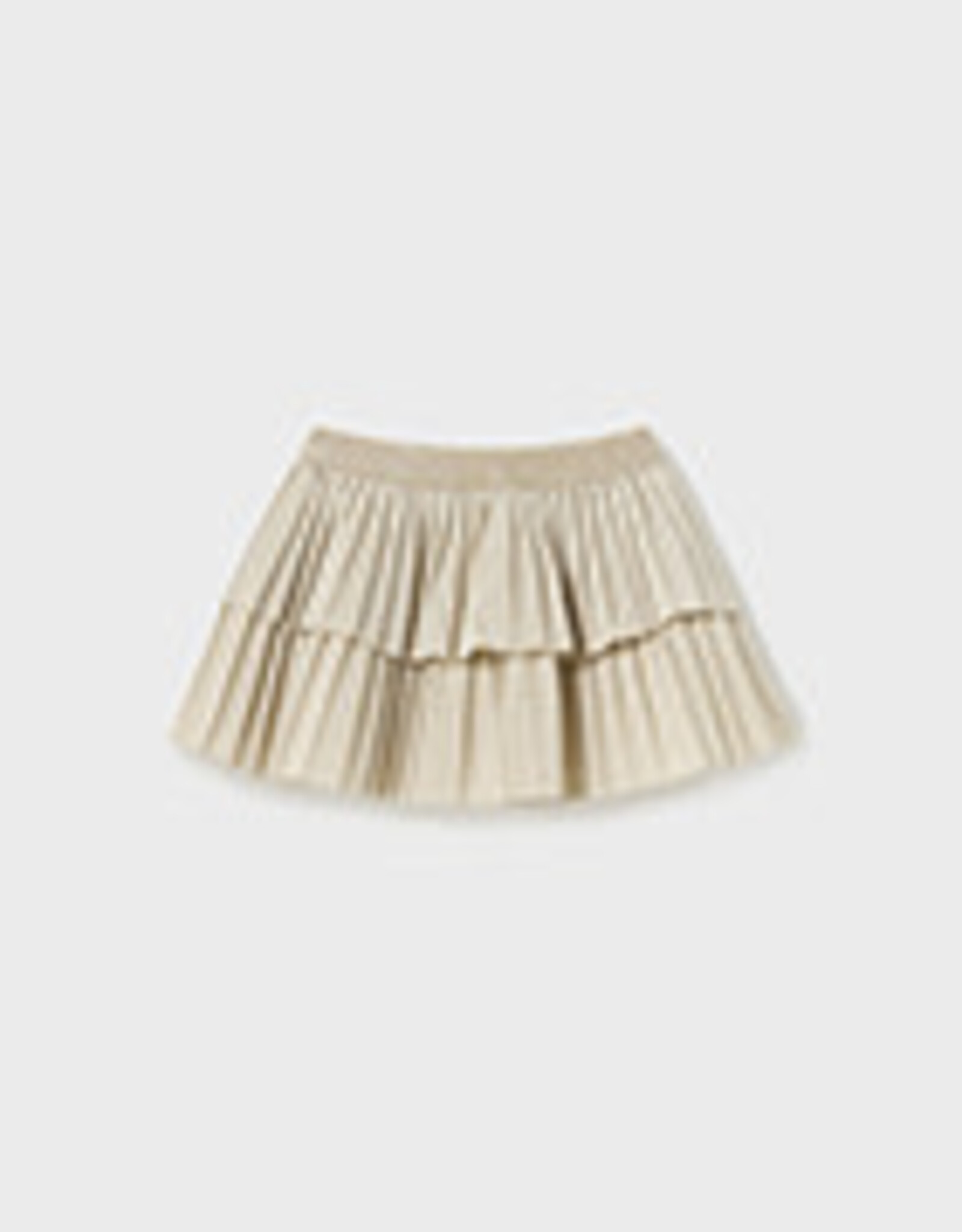 Mayoral Champagne Pleated Skirt