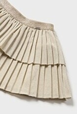 Mayoral Champagne Pleated Skirt
