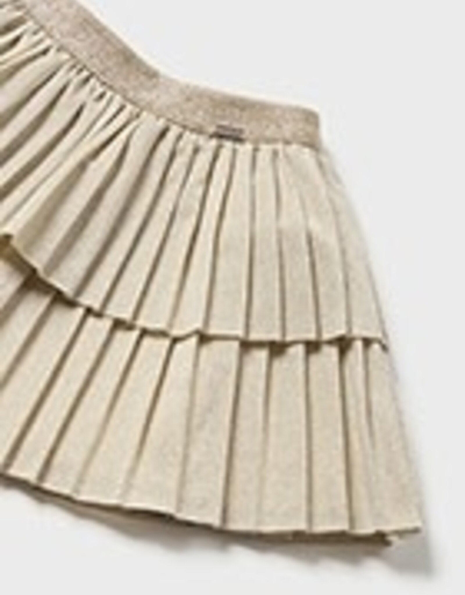 Mayoral Champagne Pleated Skirt