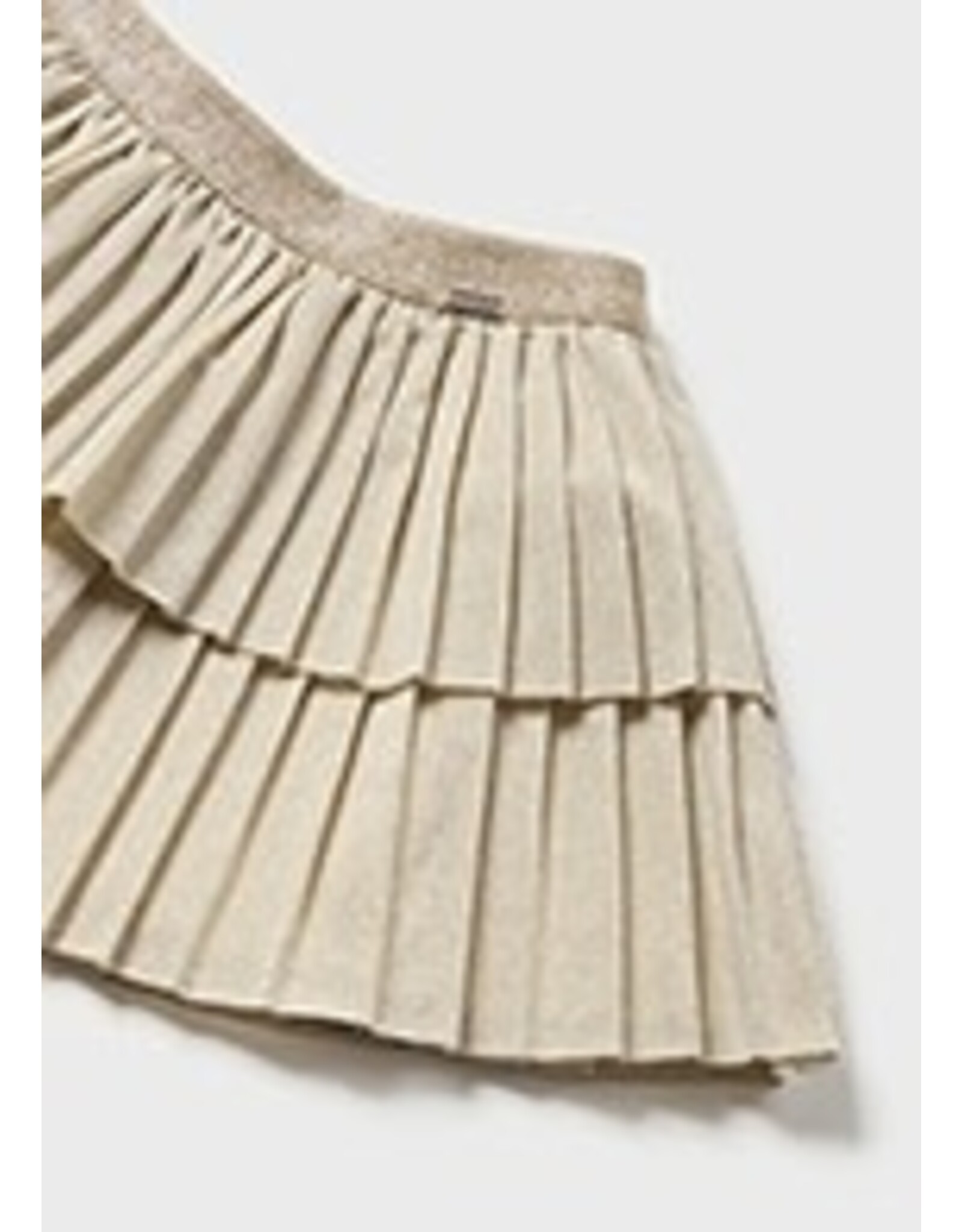 Mayoral Champagne Pleated Skirt