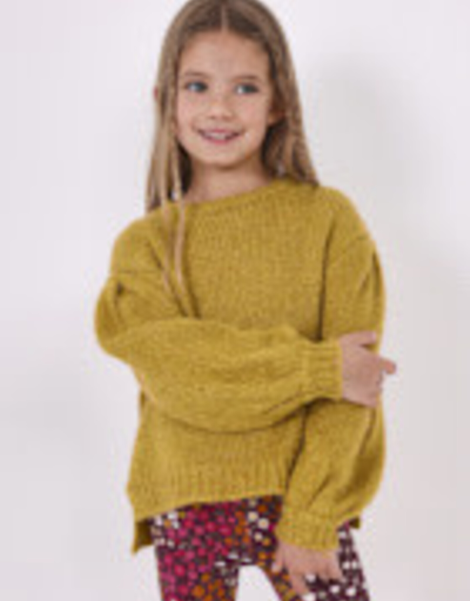 Mayoral Mustard Girls Sweater