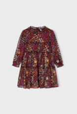 Mayoral Blackberry Printed Dress