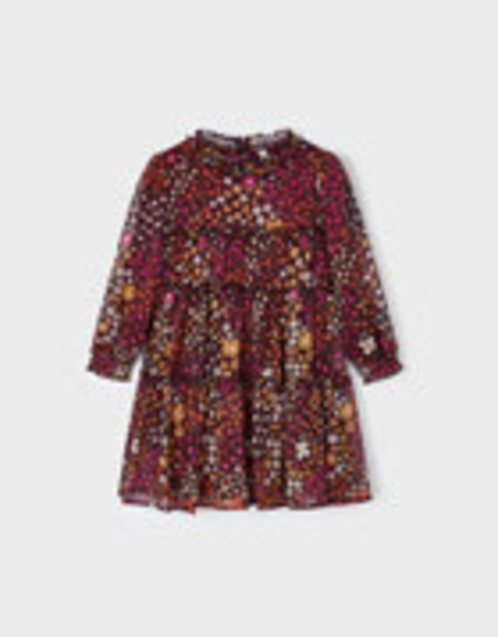 Mayoral Blackberry Printed Dress