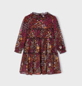 Mayoral Blackberry Printed Dress