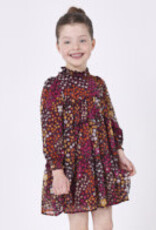 Mayoral Blackberry Printed Dress