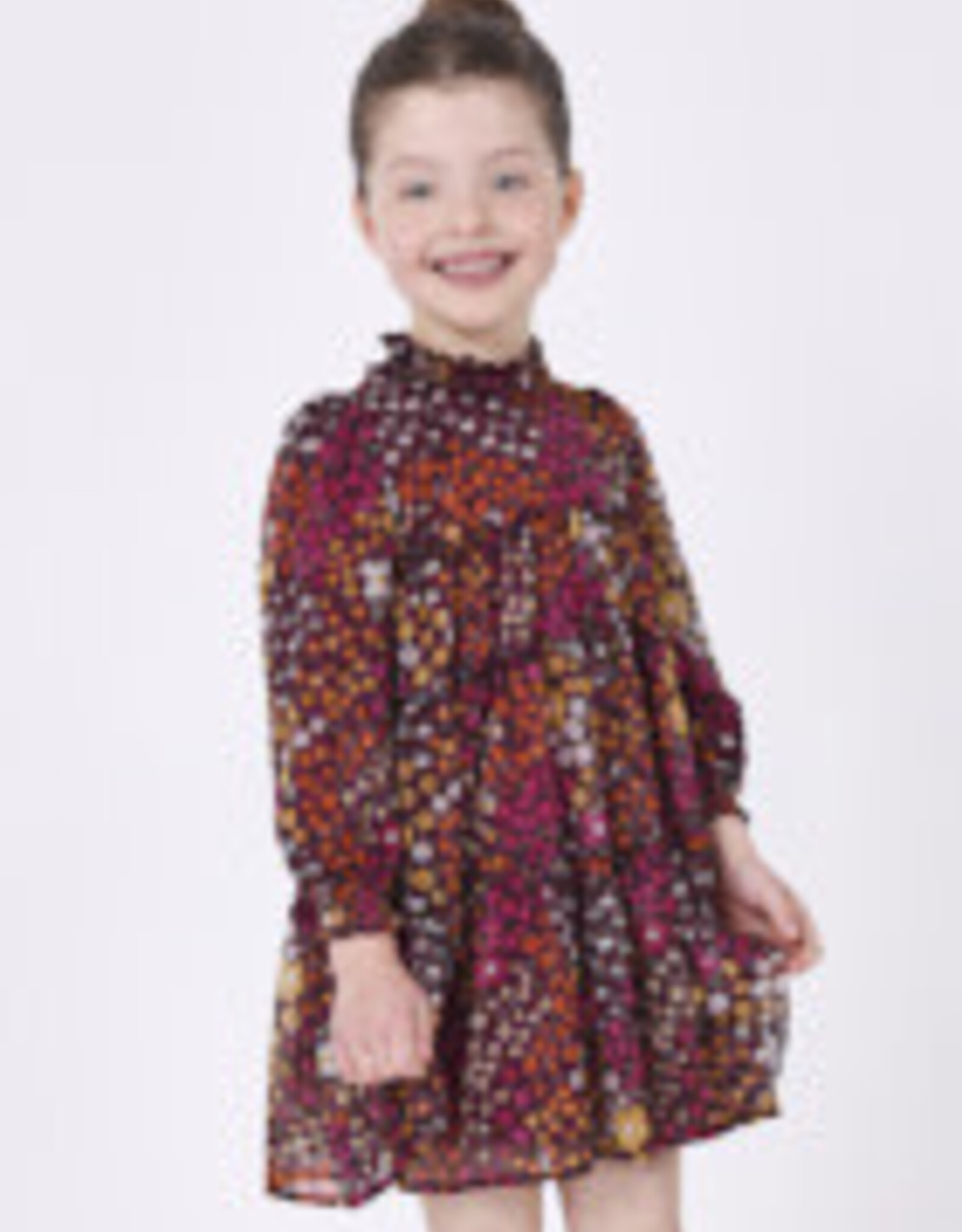 Mayoral Blackberry Printed Dress