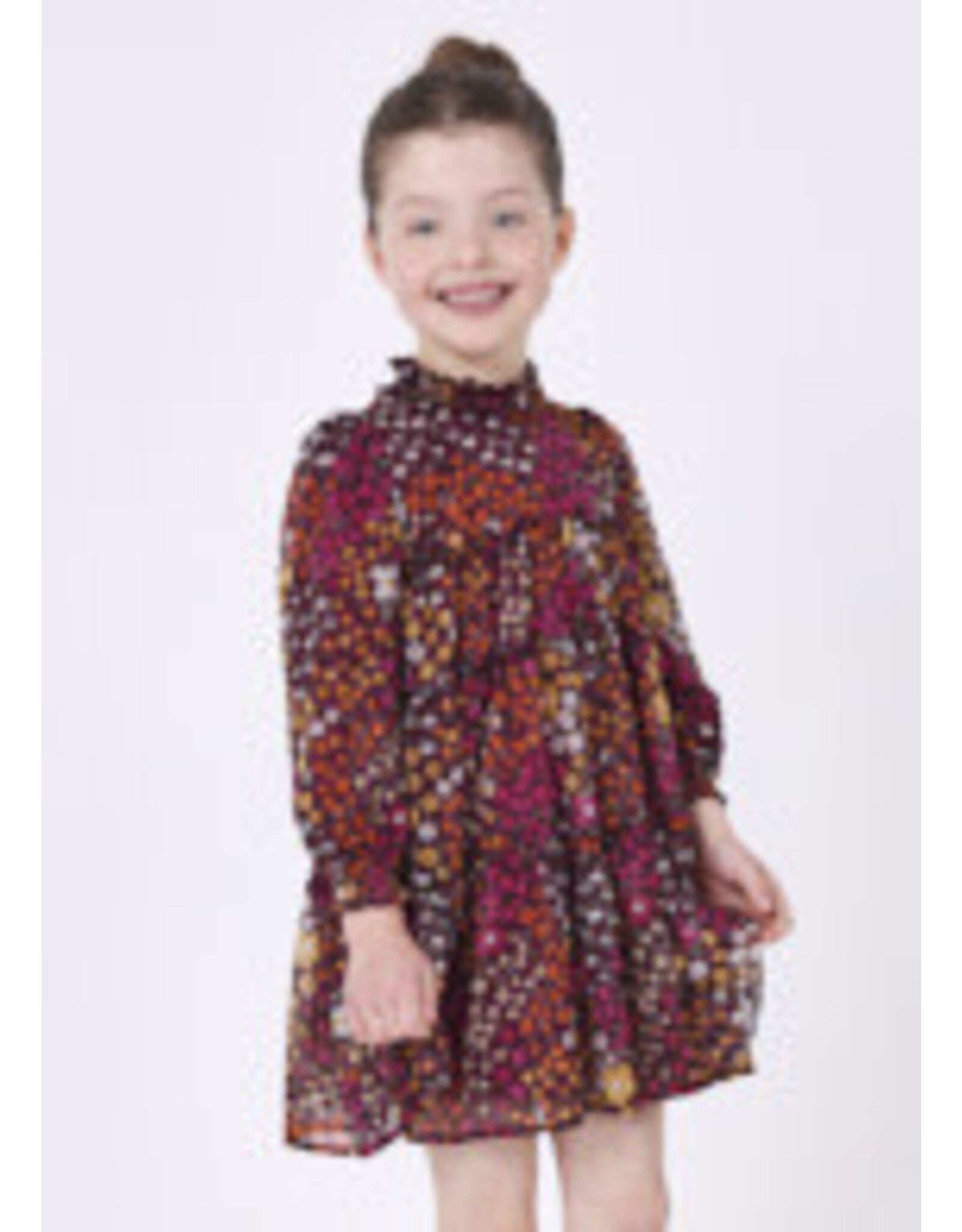 Mayoral Blackberry Printed Dress