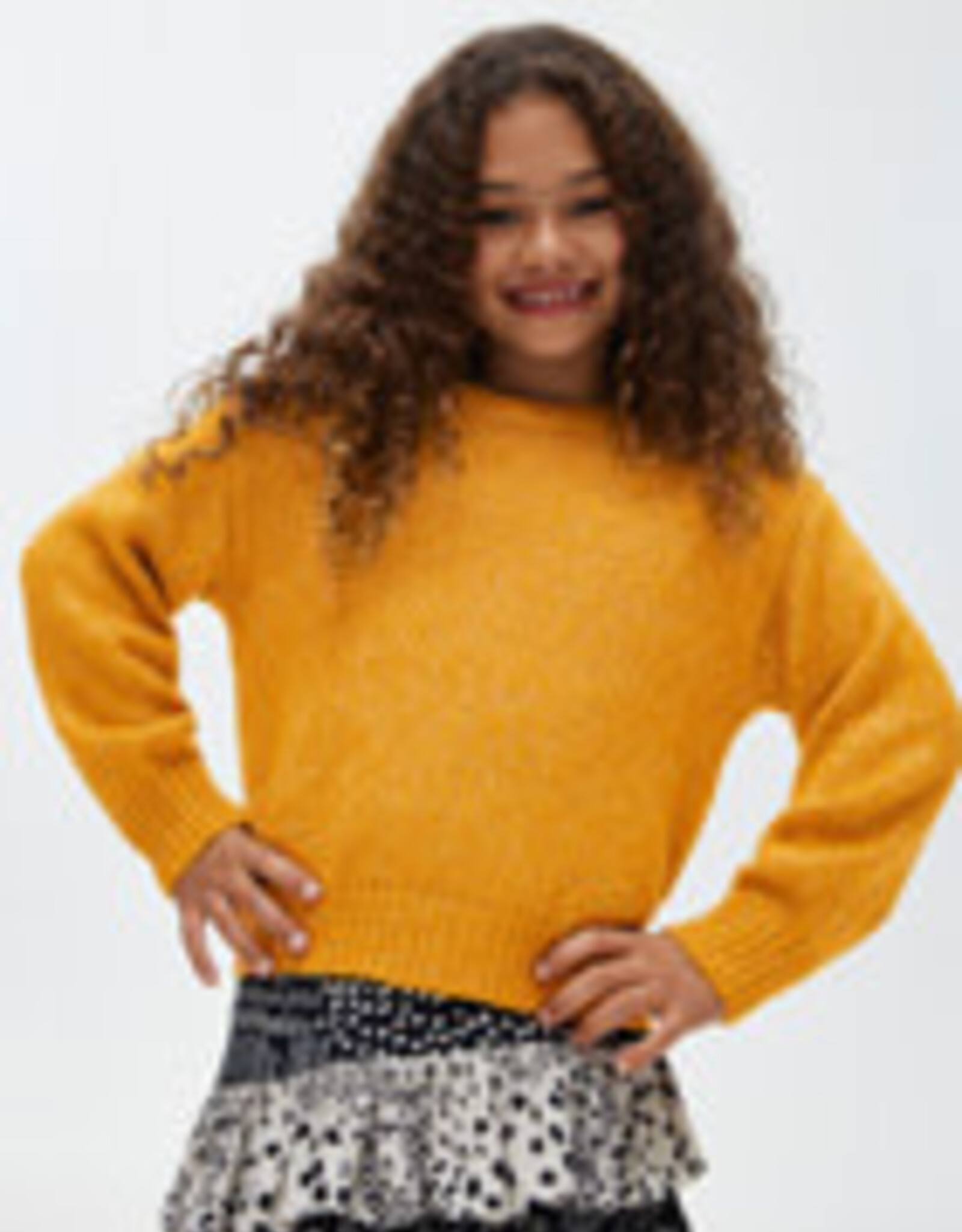 Mayoral Tween Mustard Sweater