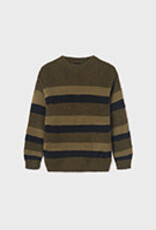 Mayoral Rosemary Green Tween Striped Jumper