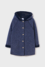 Mayoral French Blue Mouflon Coat