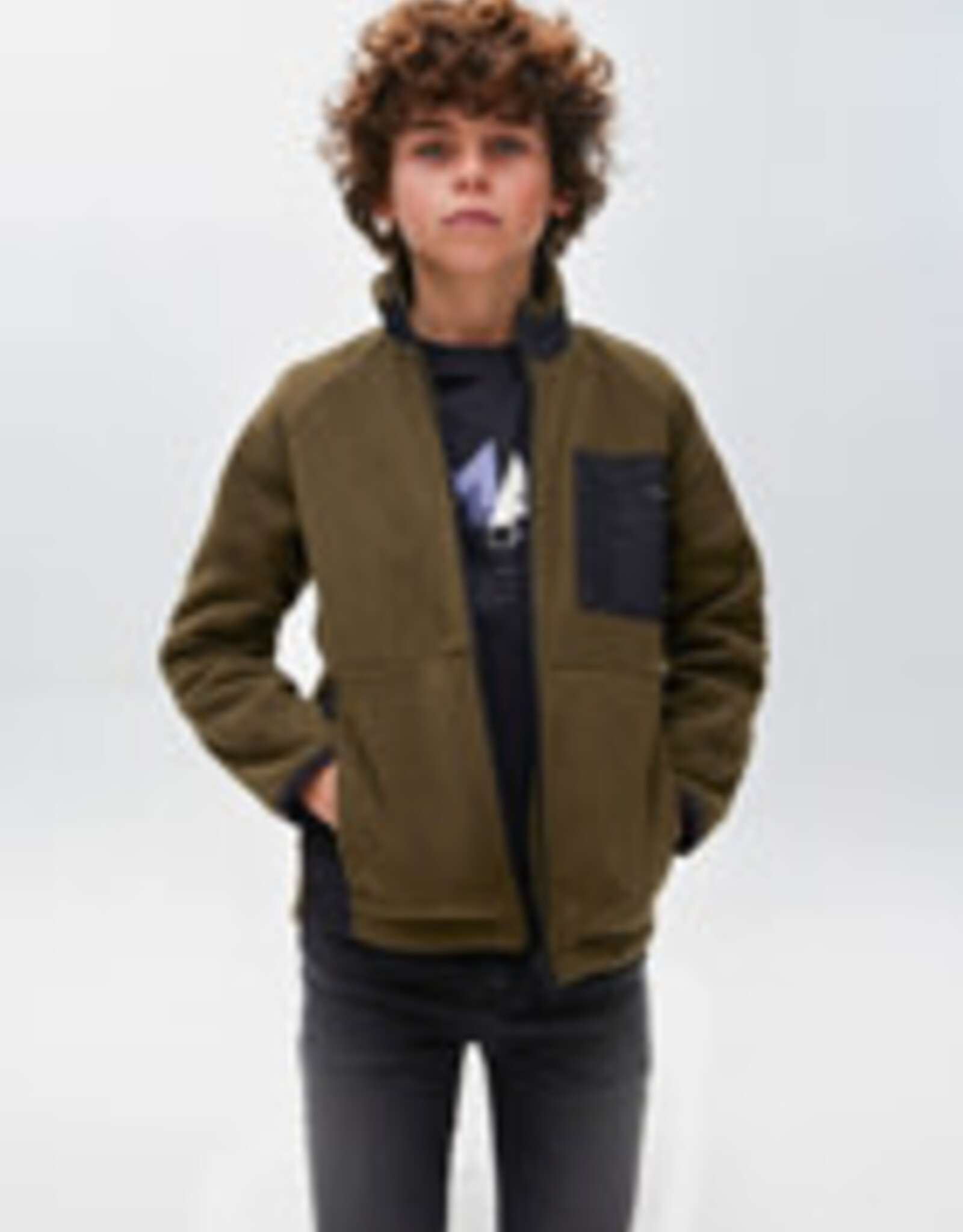 Mayoral Rosemary Green Fleece Jacket