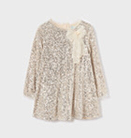 Abel & Lula Sand Sequins Party Dress