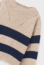 Abel & Lula Navy Trousers w/Stripe Sweater Set