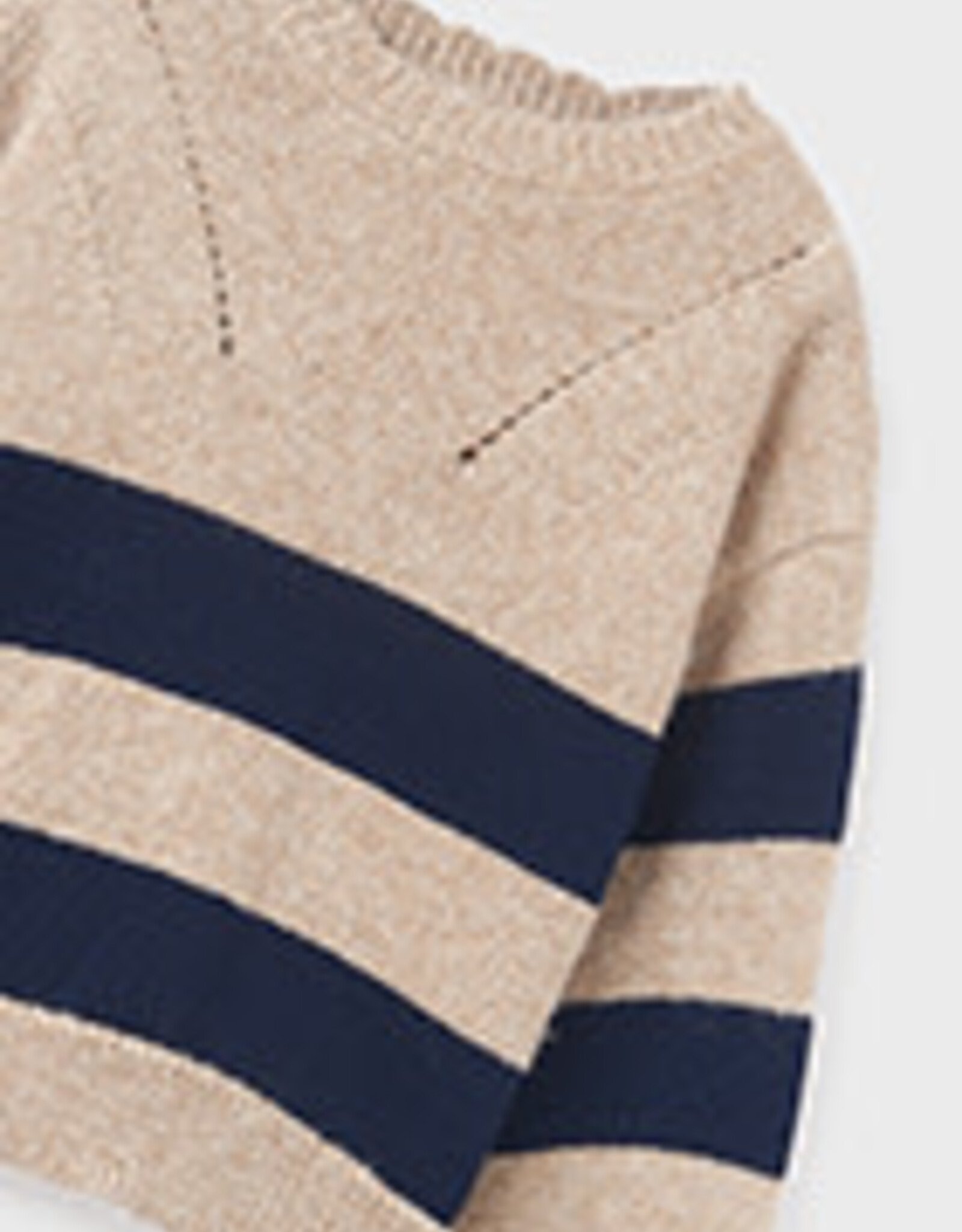 Abel & Lula Navy Trousers w/Stripe Sweater Set