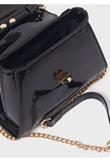 Abel & Lula Black Patent Leather Bag
