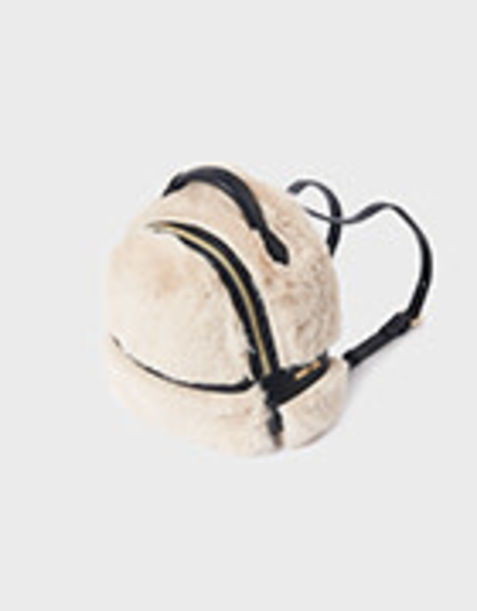 Abel & Lula Beige Faux Fur Backpack