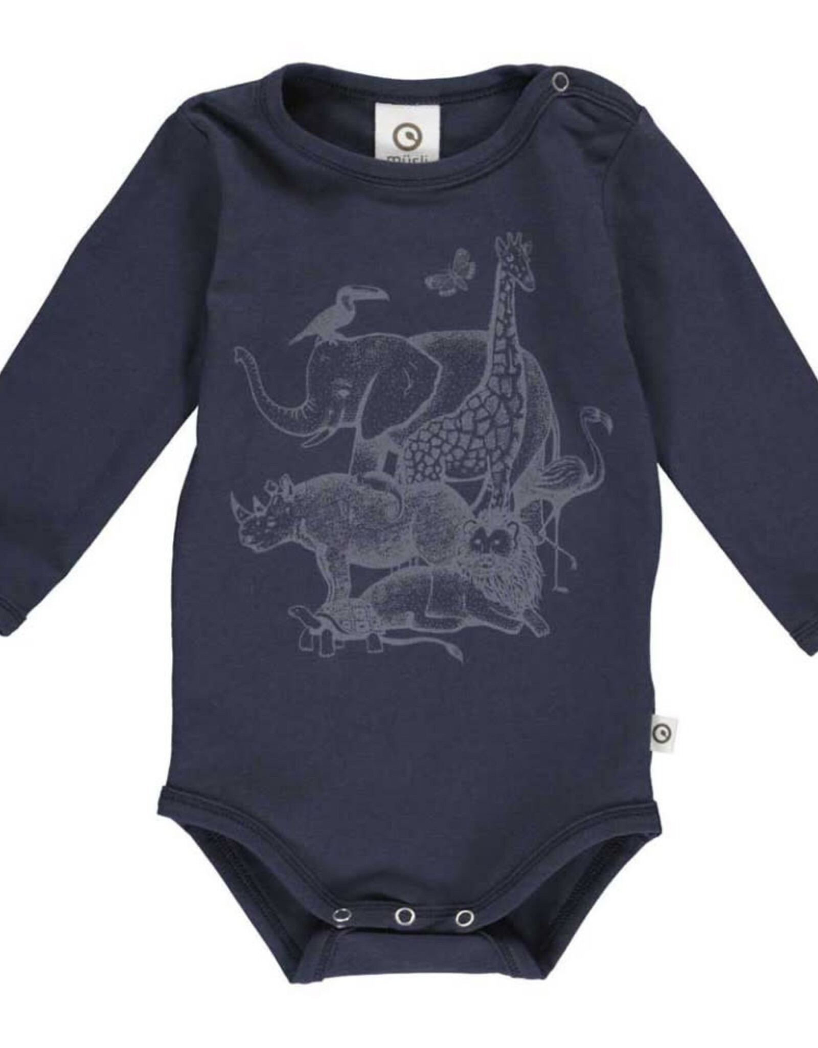 Green Cotton Savannah Printed Bodysuit