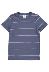 Green Cotton Stripe Rib T-Shirt