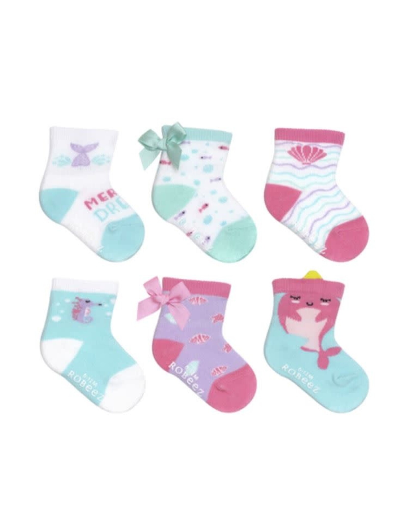 Robeez Summer Beach Socks 6 Pairs