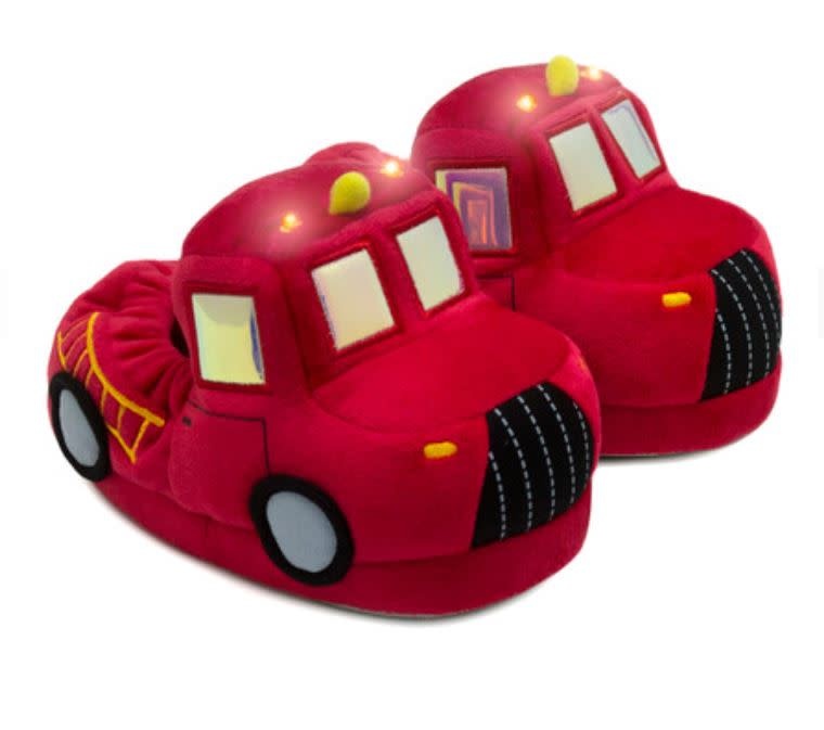 Fire Truck Slippers Baby Baby Inc