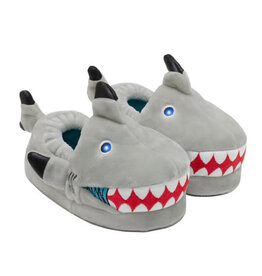 Robeez Black Tip Shark Light-up Slippers