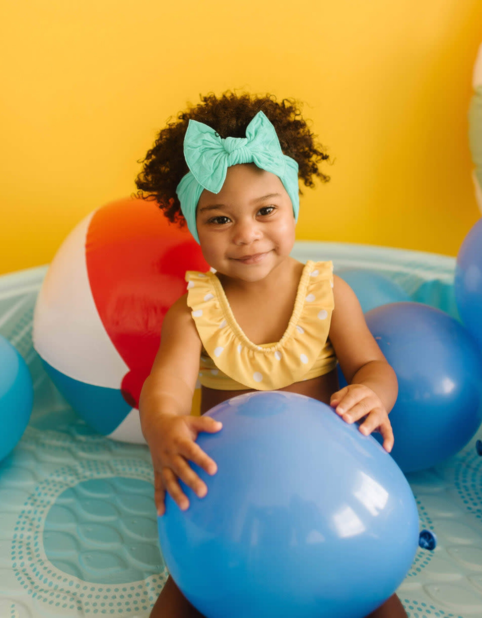 Baby Bling Bows Knot Headband: Mint
