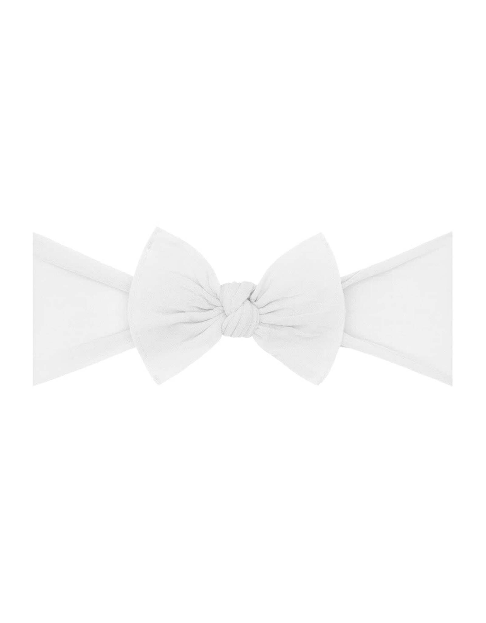 Baby Bling Bows Knot Headband: White