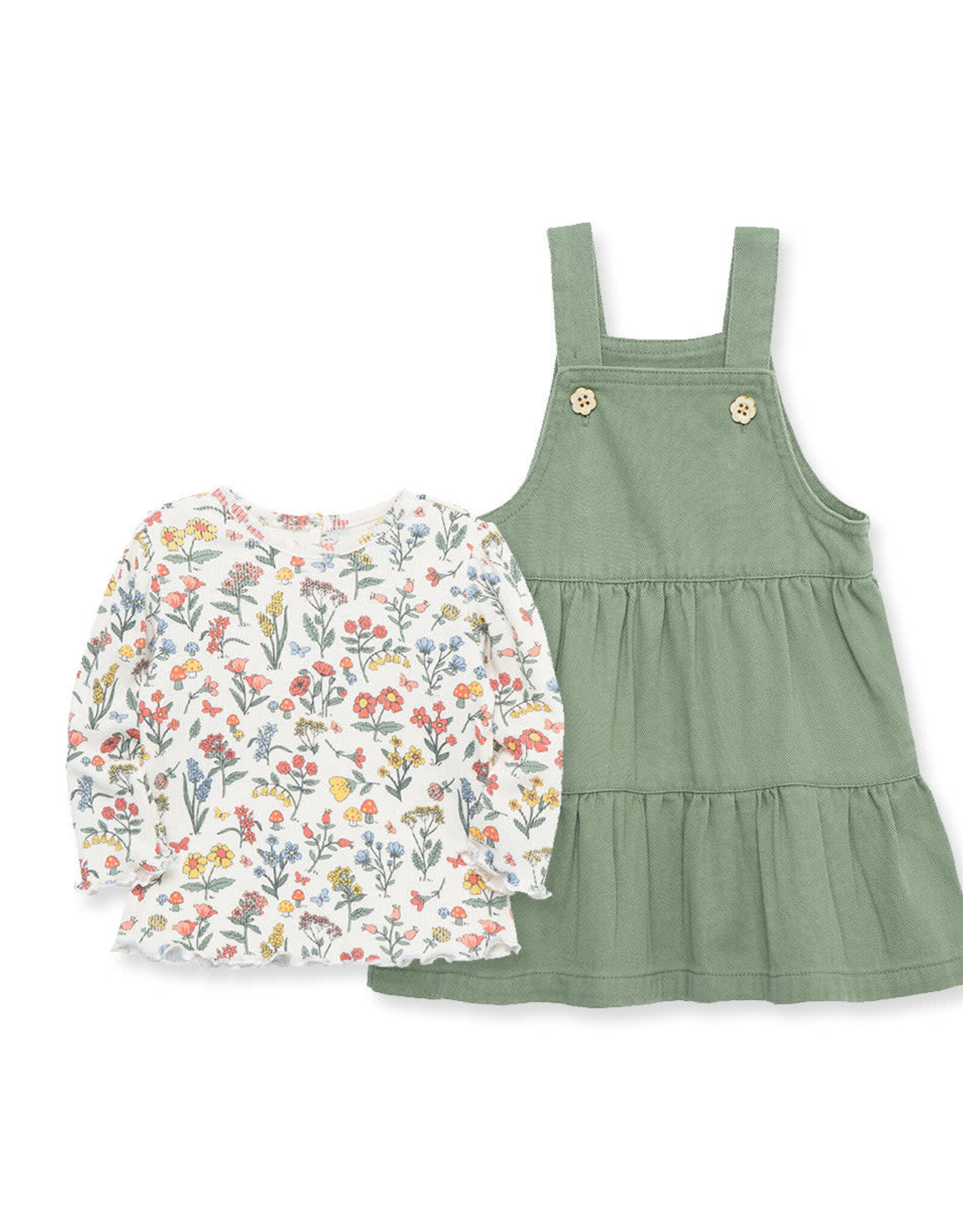 Little Me Fall Floral 2pc Jumper Set