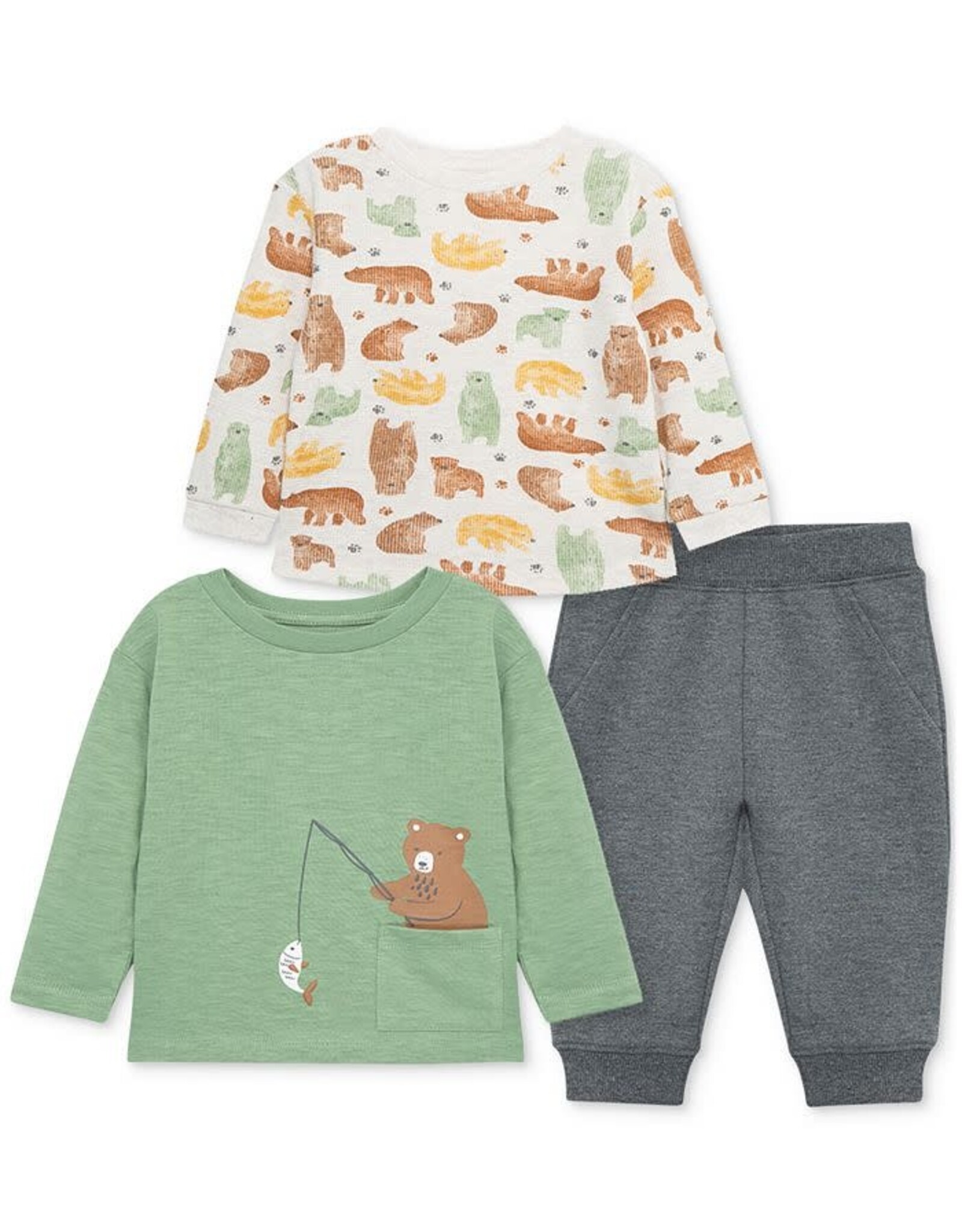 Little Me 3pc Bear Mix & Match Play Set