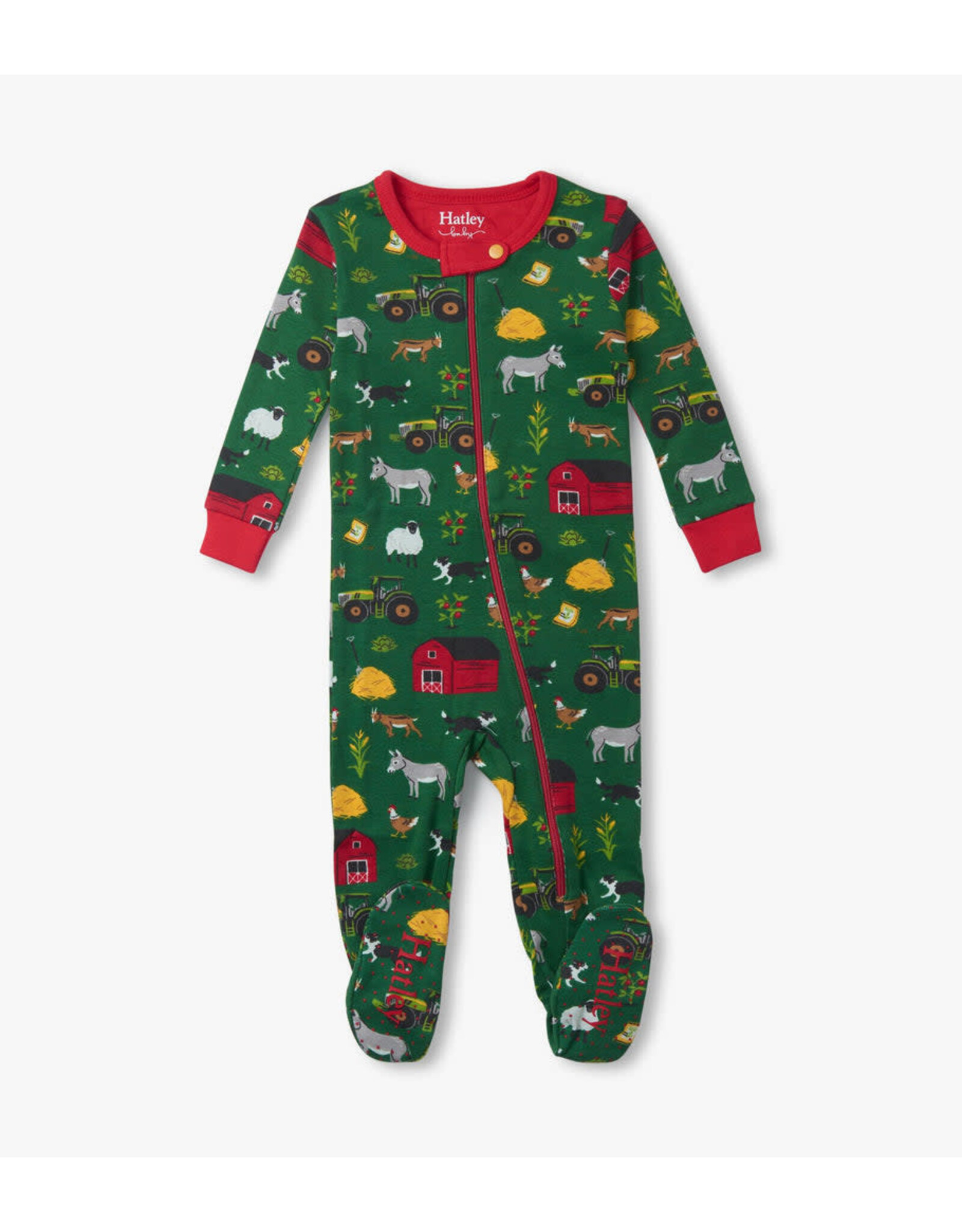 Hatley On The Farm Footed Coverall