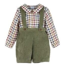 Casero Check Cord Boy Set