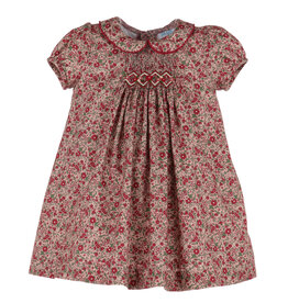 Casero Cranberry Floral Smock Float
