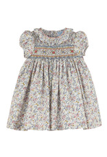 Casero Harvest Blue Full Smock Dress