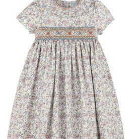 Casero Harvest Blue Smock Dress