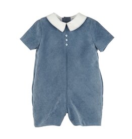 Casero Harvest Blue Cord Romper