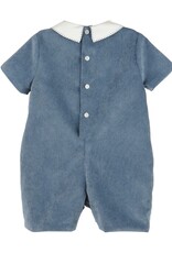 Casero Harvest Blue Cord Romper