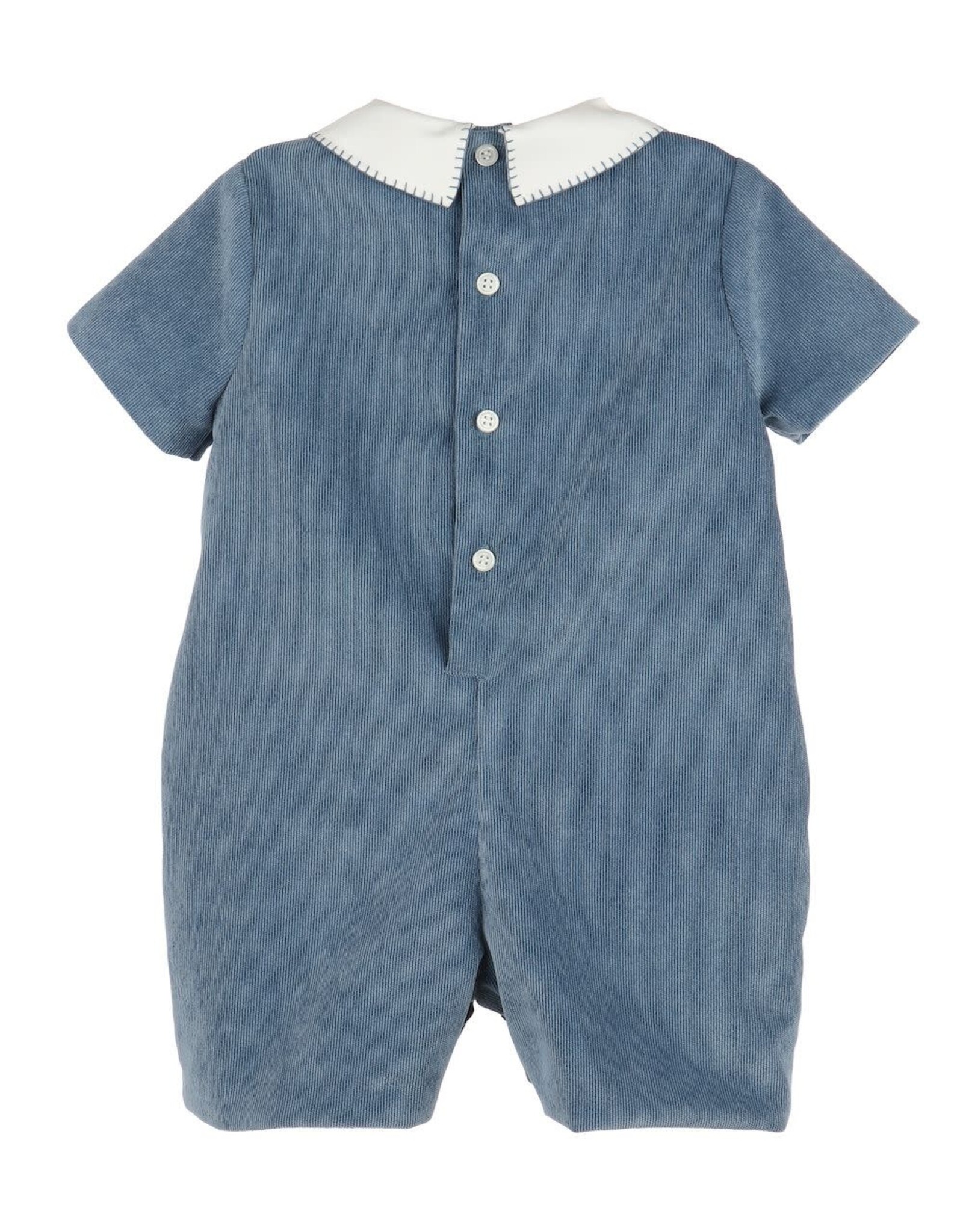 Casero Harvest Blue Cord Romper